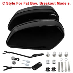 Saddlebag Side Bag For Harley Softail Low Rider S FXLRS 2018-2020 Low Rider ST FXLRST 2022-2024 Sport Glide Fat Boy Breakout