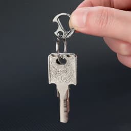 Pocket Titanium Alloy Mini Bottle Opener Portable Keychain Pendant EDC Small Tool Backpack Connection Buckle
