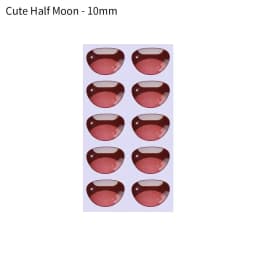 10 pcs Multi styles Cute Cartoon Mouth Stickers Anime Figurine Doll Face Organ Paster Decals DIY Glass Mouth Chips Paper