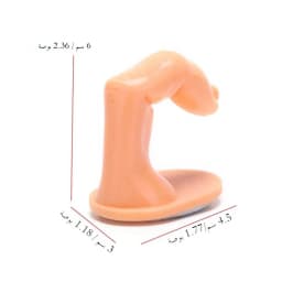 1/5/10Pcs Practice Fingers Manicure Beginners Training, Acrylic UV Gel Finger Design False Nail Tips Model DIY Display Tool