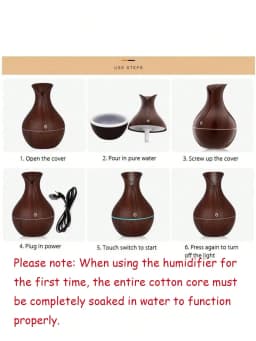 200ml Essential Oil Diffuser Air Humidifier USB Mist Maker Mini Humidificador with Colorful Light for home car Water Sprayer