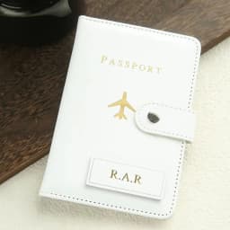 Takeoak Personalized Name Passport Holder Credit Card Wallet Leather Passport Book Suede Passport Cover Travel Accessories