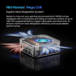 Blackview MP100 NEW Mini PC AMD 7430U Windows 11 6-Core 12-thread 16GB + 512GB SSD WiFi 6 Mini Computer PC BT5.2