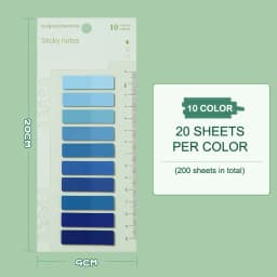 60Pcs/5Sheets Colorful Monthly Tabs Adhesive Planner Index Stickers For Office Planner Organizan Decorative Sticker