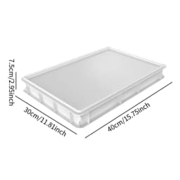 Dough Proofing Box Multipurpose Baking Tool with Lid Pizza Dough Containers for Household Restaurant Refrigerator Pies Bread