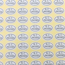 Size 9x13mm Oval QC PASSED Stickers  Inspection Qualified QC PASSED Label Quality Control Passed Sticker Label 2700pcs/pack