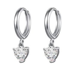 CRMYA Silver Gold Filled Dangle Earrings For Women CZ Zircon Long Water Drop Earring Men Jewelry Circle Ear Ring Wholesale