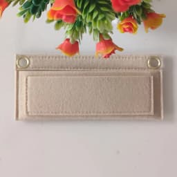 Solid Color Dumplings Liner Bag Organizer Felt Insert Bag Fits For Handbag Liner Bag Purse Insert All-match Portable Storage Bag