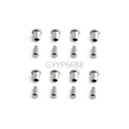 3/10Sets Silver/Gold Stainless Steel Rectangle Eyelets Screws For Handbag Shoulder Bags Lock DIY Hardware Repair Fix Accessories