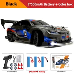 4WD RC Car With LED Remote Control Cars High Speed Fast Drift Racing 2.4G Radio RTR Vehicle GTRPRO Model Toy Kids Children Gift