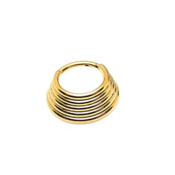 316L Surgical Steel Segment Nose Ring Septum Clicker Tragus Helix  Cartilage  Earrings  Body Piercing Jewelry for Women Men