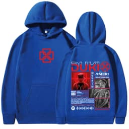 Rapper Duki Ameri World Tour 2025 Hoodies Men's Women Fleece Casual Oversized Sweatshirt Fashion Hip Hop Long Sleeve Pullovers