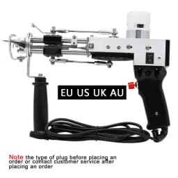 Electric Carpet Rug Guns, Carpet Weaving Knitting Machine 2 In 1 Tufting Gun Can Do Cut Pile And Loop Pile With 5-40 Stitches