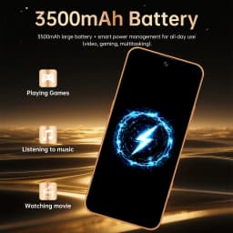 IVMI Smartphone 17Pro Max Android10.0 Dual SIM 6.7"Display 3GB RAM 16GB ROM WIFI Bluetooth Google Play Store 4G Mobile Phones