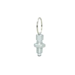 Index Plunger Stainless Steel 304 Pull Ring and Lock Nut Screw Index Plungers with Ring and Lock Pin M6 M8 M10 M12 M16