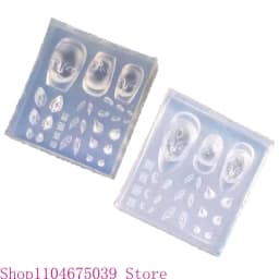 Devil Horns Stamping Nail Art Molds Silicone Stamps Elf Doll DIY Nail Art Mould DIY Nail Art Tools for Nail Decorations