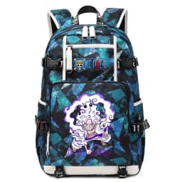 Anime Luffy Print Casual School Backpack Large Capacity Student Bookbag for Boys and Girls Travel Sport