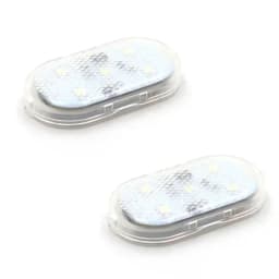 2 PCS LED Magnetically Car Door Lights USB Rechageable Welcome Light Car Interior Night Lamp for Anti-collision Warning Lighting