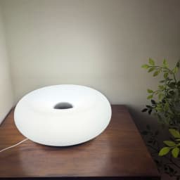 USB Plug Doughnut Table Lamp Bedroom Bedside Ambient Light Bauhaus Living Room Dining Room Decorative Light(Not Glass)