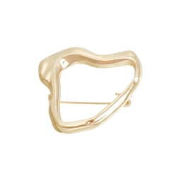 Simple Irregular Brooches Exquisite Heart Waist Cinch Pins for Women Men Vintage Casual Versatile Fixed Clothing Accessories New