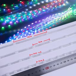 12V 4pin WS2815 Seed Pixel Light 4 Wires with Backup Data Wire Individually Addressable RGB Dreamcolor Christmas Fairy Lights