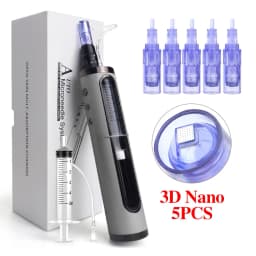 Hydrapen Microneedle Beauty Hydra Derma Pen with 5 Adjust or 12pin 24pin 36pin 42pin Rouna Nano 3D 5D Cartridge Skin Care Tool