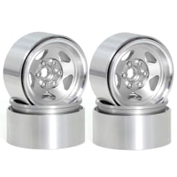 RC Rims 4pcs 1.9 Inch Beadlock RC Wheel Rim Set Wheel Hub for 1:10 RC Crawler Axial SCX10 II 90046 SCX10 III AXI03007 TRX4 D90