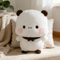 In Stock 35cm Yier And Bubu Couple Plush Dolls Cute Kawaii Panda Bear Stuffed Toy Soft Skin-Friendly Sleep Pillow Festival Gifts