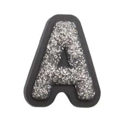 1-12Pcs PVC Flash Powder Star Numbers Shoe Charms Buckle Clog Silver Series Slipper Decoration Fit DIY Cool Backpack