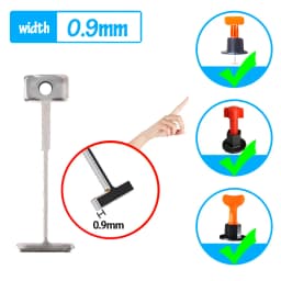 50/200pcs Replacement Steel Needles for Ceramic Tile Leveling System Clips Wedges Spacers Floor Tile Laying Construction Tools
