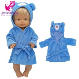 For Nenuco Doll Bathrobe Ropa Y Su Hermanita 40 Cm Baby Doll Clothes Sleep Wear Birthday Gifts