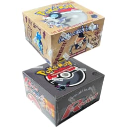 PKM Base Set Fossil Jungle Team Rocket Neo Destiny Booster Box 1999 2000 Year 1st Edition 1Box 36 Packs Proxy Game Cards Sealed