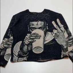 Sweatshirt Y2K Clothes American Gothic Hip Hop 3D Digital Graphics Oversized Sweatshirt Mens Womens Round Neck Long Sleeve Tops