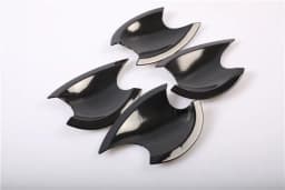 Funduoo Glossy Black Chrome Car Door Handle Cover Trim Stickers for Hyundai i30 2012 2013 2014 2015 2016 Styling Accessories