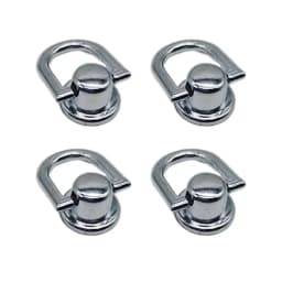 D Rings for Purse Making 4pcs Rotatable D Rings with Screws Purse Making Hardware Set Diy Leatherwork Craft Bag for Wallets