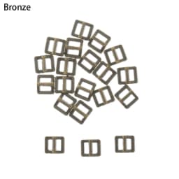 20/40pcs 3mm Dolls Clothes Buckles Handmade DIY Mini Tri-glide Belt Buckle Doll Bags Sewing Adjustable Buttons Shoes Accessories