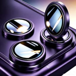 3D Metal Lens Protector Glass For iPhone Duo 18 Pro 18 Pro Max 17 Alloy Back Camera Ring Cover For iPhone 17 Pro 16 Pro Max Lens