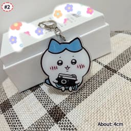 Acrylic Cartoon Keychains Cute Usagi Hachiware Figure Anime Keyring Backpack Pendant Decoration Keychain Accessories Key Chains