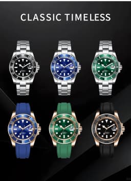 Customized Logo Reloj Men's Mechanical Automatic Wristwatch NH35 Movement 40mm Dial 100M Waterproof Sapphire Glass DIY Corgeut