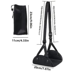 Foot Rest Airplane Footrest Made with High Quality Foam Portable Travel Footrest Carry-On Foot Rest Adjustable Height Foot Rest