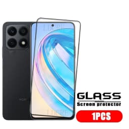 4/3/2/1Pcs For Honor X8A Glass Huawei Honor X8A Tempered Glass Protective 9H Full Cover Glue Screen Protector Huawei Honor X8A
