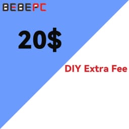 BEBEPC Compact PC Case with Small Laptop Case Flexible Power Supply