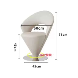 Italian Light Luxury High-end Dressing Stool Girls Bedroom Special Dressing Stool Designer Creative Cream Style Princess Chair