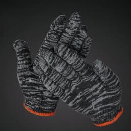 12Pairs Quality Cotton Work Gloves Wear Resistant for Woodworking Gardening Outdoor Camping Climbing Fishing Non-slip Mittens