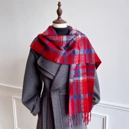 New Embossed Cashmere Women's Winter Scarf Warm Chunky Shawl Luxury Designer Tassels Pashmina Bufanda Lady Wrap Man Scarves