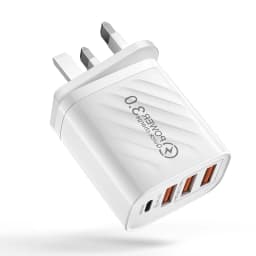 48W USB Charger QC3.0 Type C PD Fast Charging For IPhone14 Samsung Huawei Xiaomi Mobile Phone EU/US/UK Plug Wall Charger Adapter