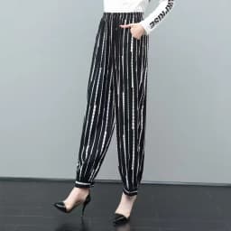 Cotton Silk Pants Women New Spring Summer Elastic High Waist Harem Pants Fashion Printed Casual Wide Leg Pants Female Trousers