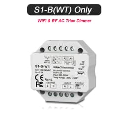 Tuya Smart Life WiFi RF AC Triac Dimmer LED Controller Push Switch 110V 220V 230V Wireless Remote Smart Home Alexa Google Home