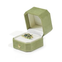 New Octagonal Jewelry Organizer Box for Earrings Ring Pendant Necklace Bracelet Storage Flannelette Vintage Gift Packaging Box
