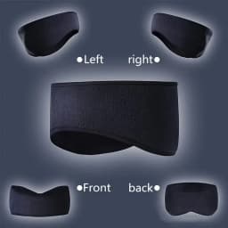 Thick Fleece Warm Ear Cover Windproof Cold Weather Outdoor Sports Headband for Cycling Running Winter